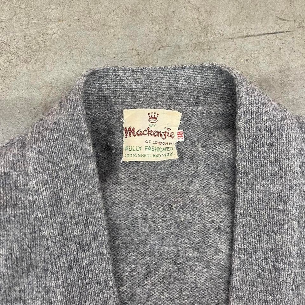 Grey‎ Mackenzie wool cardigan cardigan - Picture 2 of 6